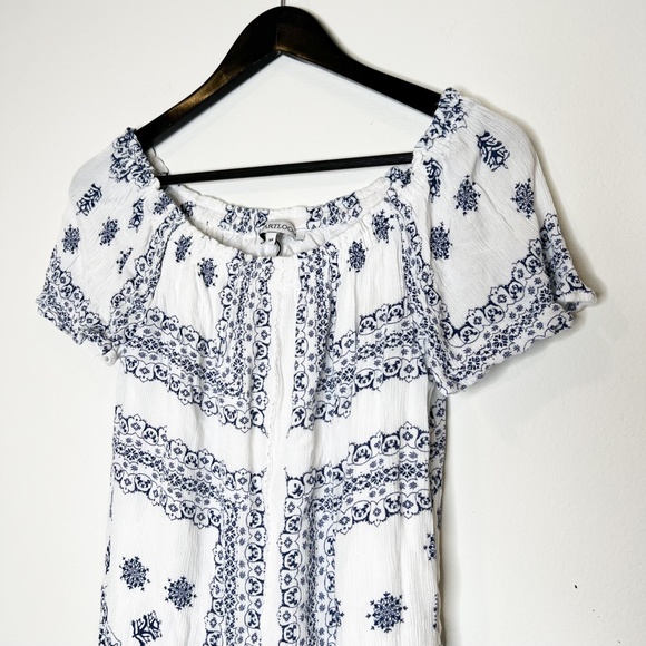 ❌ SOLD ❌ Heartloom Dress Ria Dress Mykonos Color White Blue Revolve Dress Size S - Picture 6 of 9